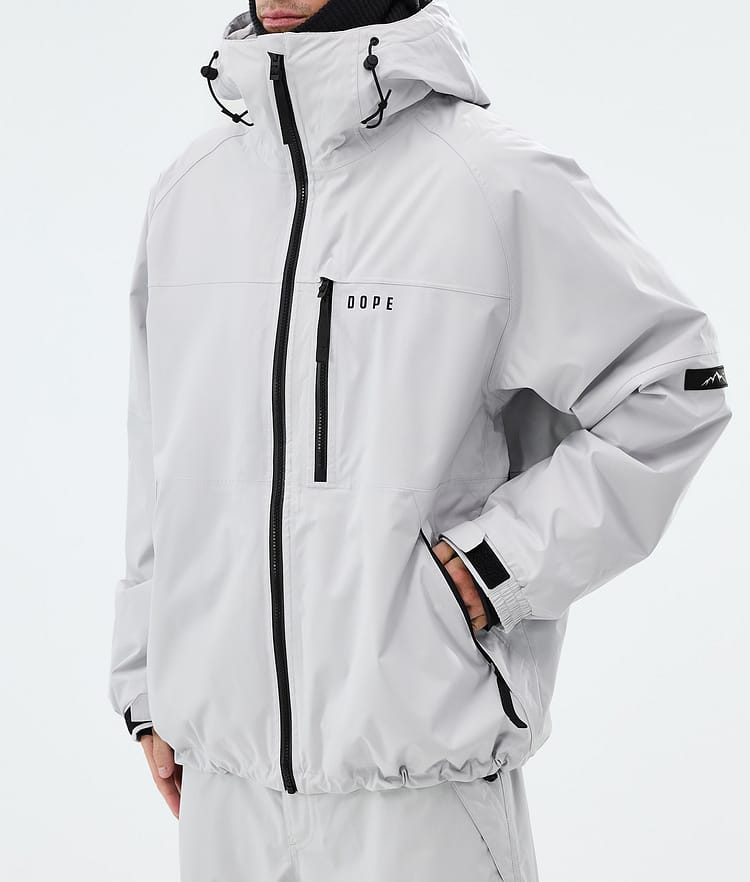 Dope Apex Skijacke Herren Light Grey, Image 7 of 9