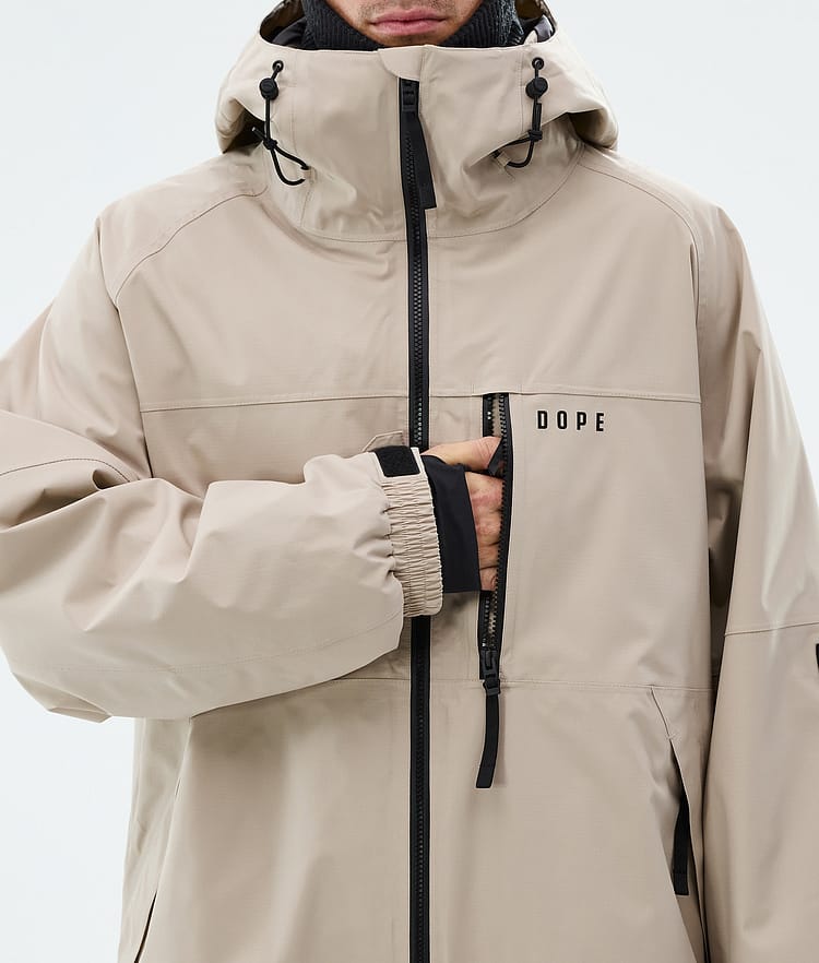 Dope Apex Skijacke Herren Sand, Image 8 of 9