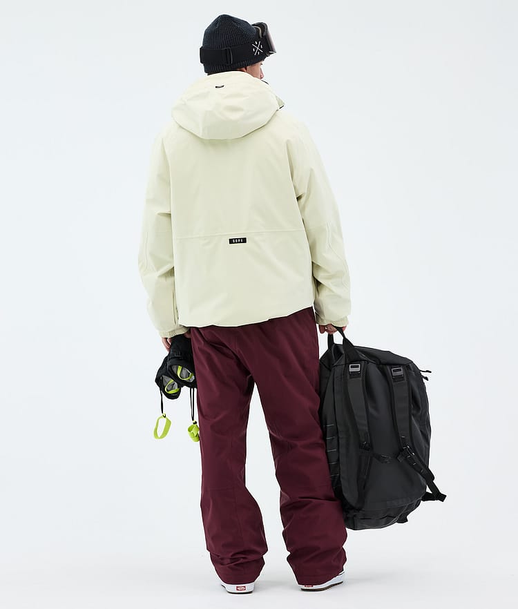 Dope Arnok Snowboard Outfit Herren Dirty White/Burgundy, Image 2 of 2