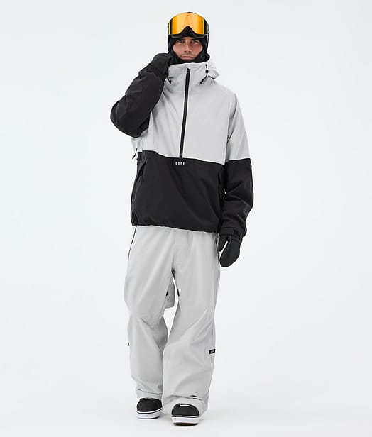 Dope Arnok Snowboard Outfit Light Grey/Black