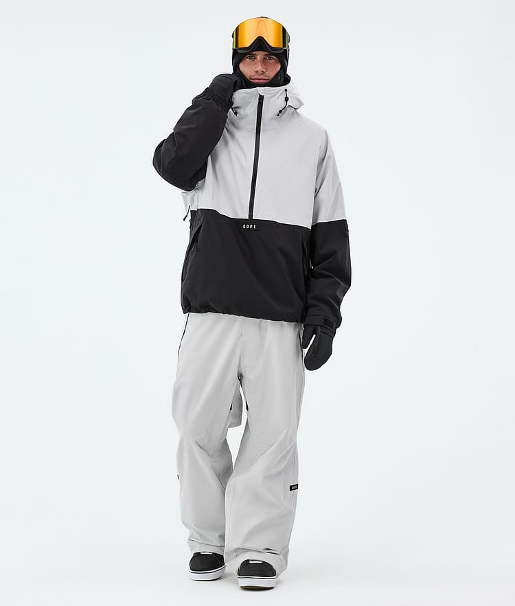 Dope Arnok Snowboardjacke Herren Light Grey/Black, Image 2 of 8