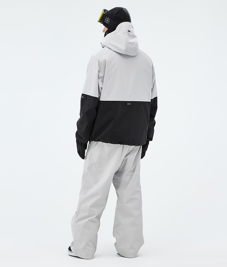 Dope Arnok Snowboardjacke Herren Light Grey/Black, Image 3 of 8