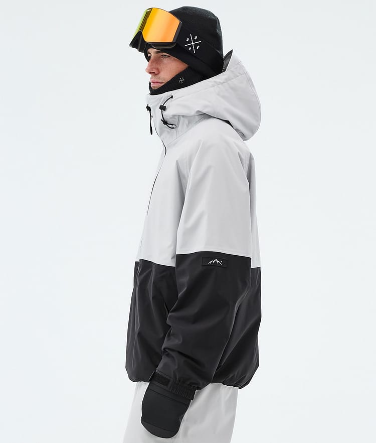 Dope Arnok Snowboardjacke Herren Light Grey/Black, Image 5 of 8