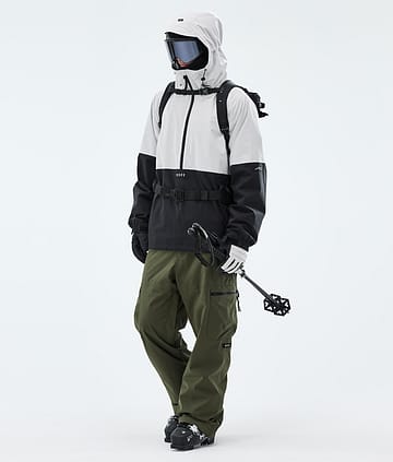 Dope Arnok Ski Outfit Light Grey/Black/Olive Green