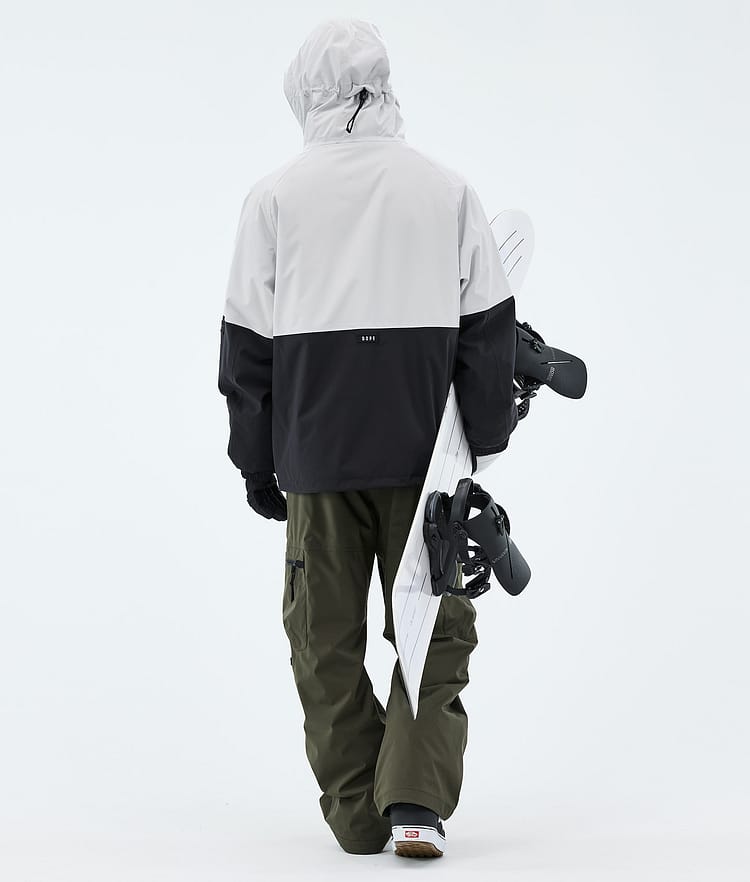 Dope Arnok Snowboard Outfit Herren Light Grey/Black/Olive Green, Image 2 of 2