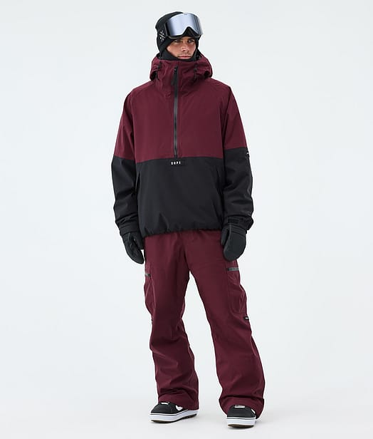Dope Arnok Snowboard Outfit Burgundy/Black