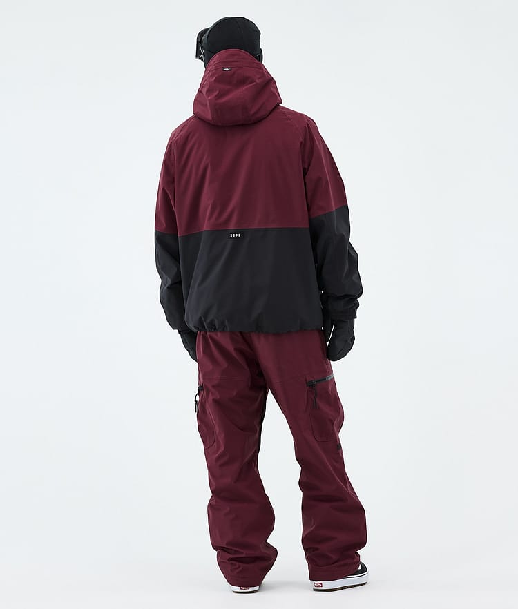 Dope Arnok Snowboardjacke Herren Burgundy/Black, Image 3 of 8