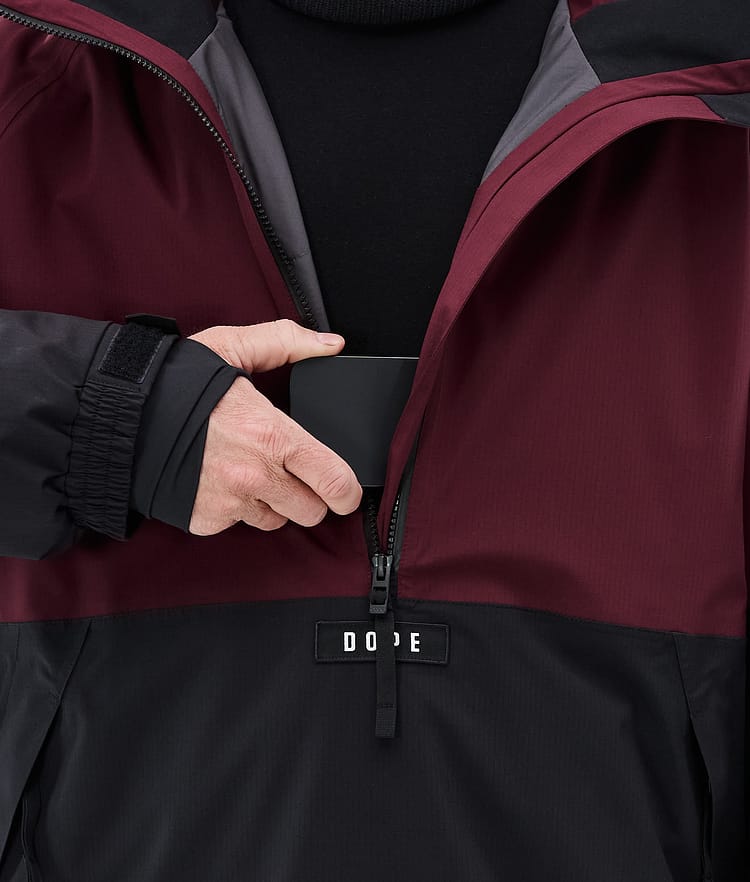 Dope Arnok Skijacke Herren Burgundy/Black, Image 8 of 8