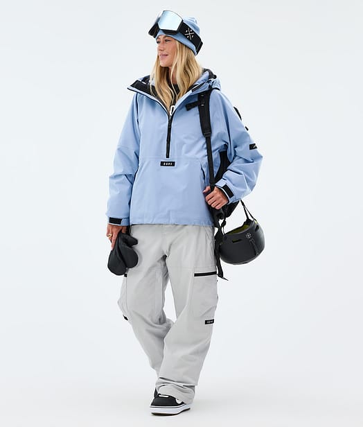 Dope Arnok W Snowboard Outfit Light Blue/Light Grey