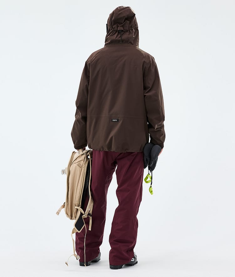 Dope Halo Ski Outfit Herren Dark Brown/Burgundy, Image 2 of 2