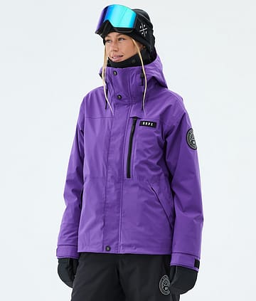 Dope Blizzard W Full Zip Skijacke Vivid Purple