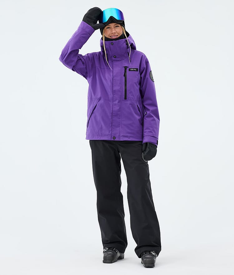 Dope Blizzard W Full Zip Skijacke Damen Vivid Purple, Image 2 of 9