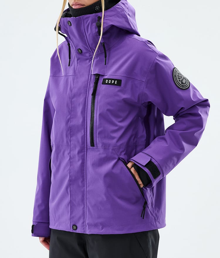 Dope Blizzard W Full Zip Skijacke Damen Vivid Purple, Image 7 of 9