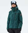 Dope Blizzard W Full Zip Snowboardjacke Damen Bottle Green