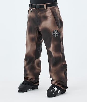 Dope Blizzard Skihose Brown Tiedye