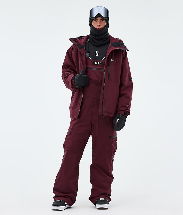 Dope Vertex Snowboardhose Herren Burgundy, Bild 2 von 7