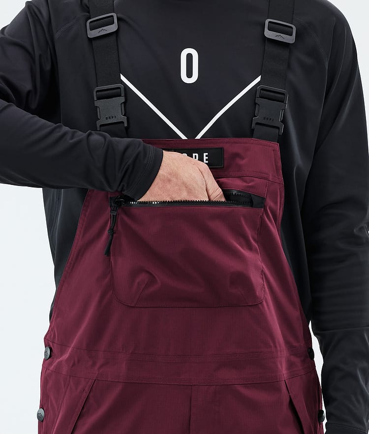 Dope Vertex Snowboardhose Herren Burgundy, Bild 6 von 7