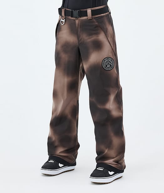 Dope Blizzard W Snowboardhose Damen Brown Tiedye