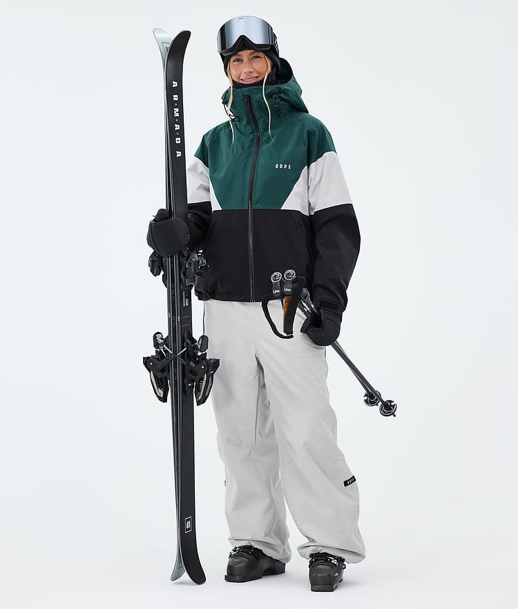 Dope Big W Skihose Damen Light Grey, Image 2 of 5