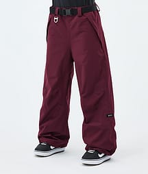 Dope Big W Snowboardhose Damen Burgundy