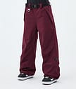 Dope Big W Snowboardhose Damen Burgundy