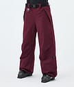 Dope Big W Skihose Damen Burgundy