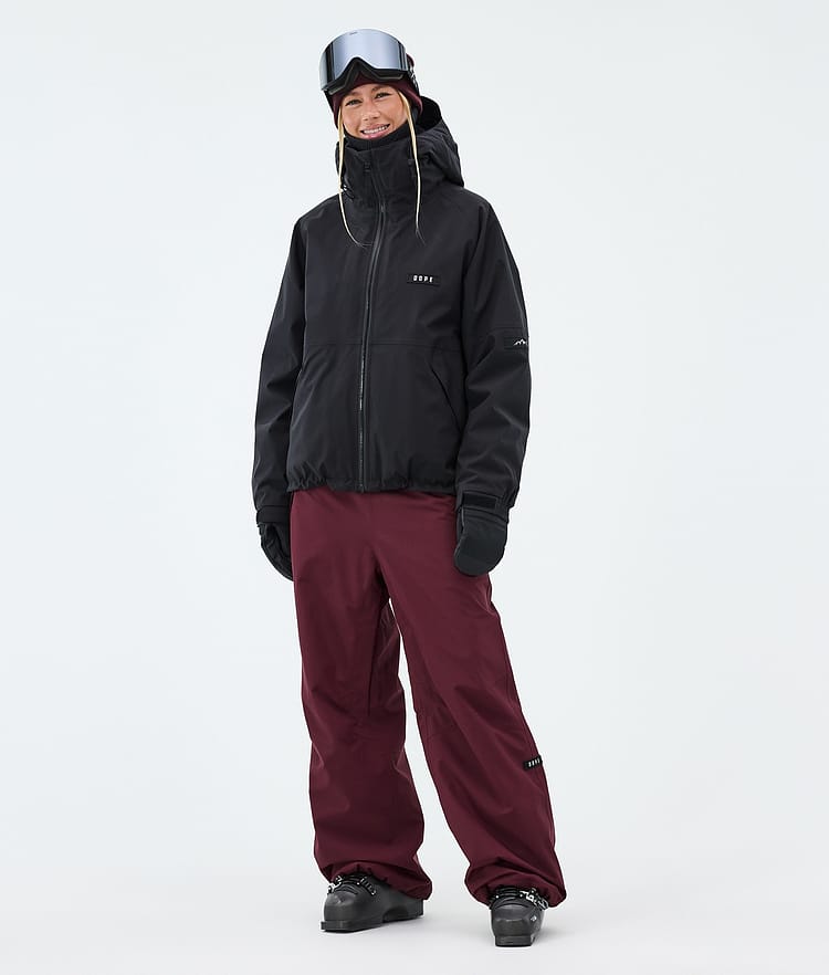 Dope Big W Skihose Damen Burgundy, Image 2 of 5