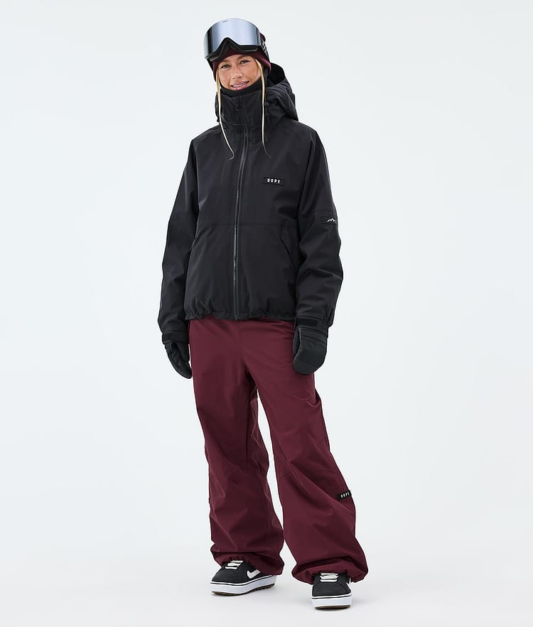 Dope Big W Snowboardhose Damen Burgundy, Image 2 of 5