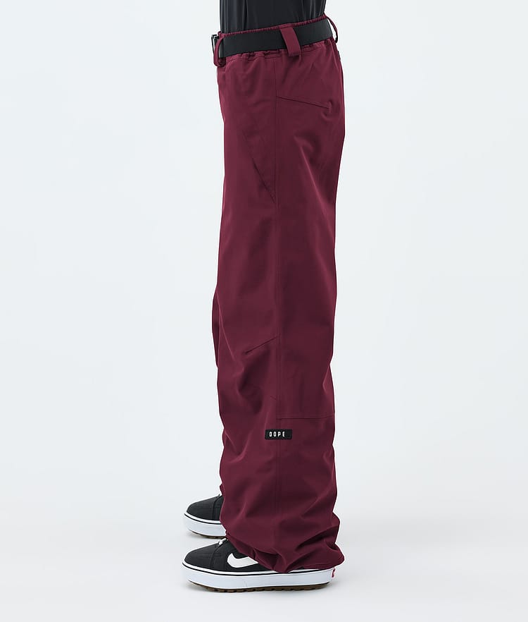 Dope Big W Snowboardhose Damen Burgundy, Image 3 of 5