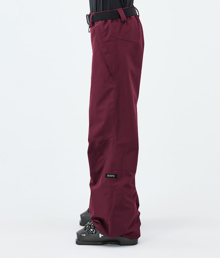 Dope Big W Skihose Damen Burgundy, Image 3 of 5