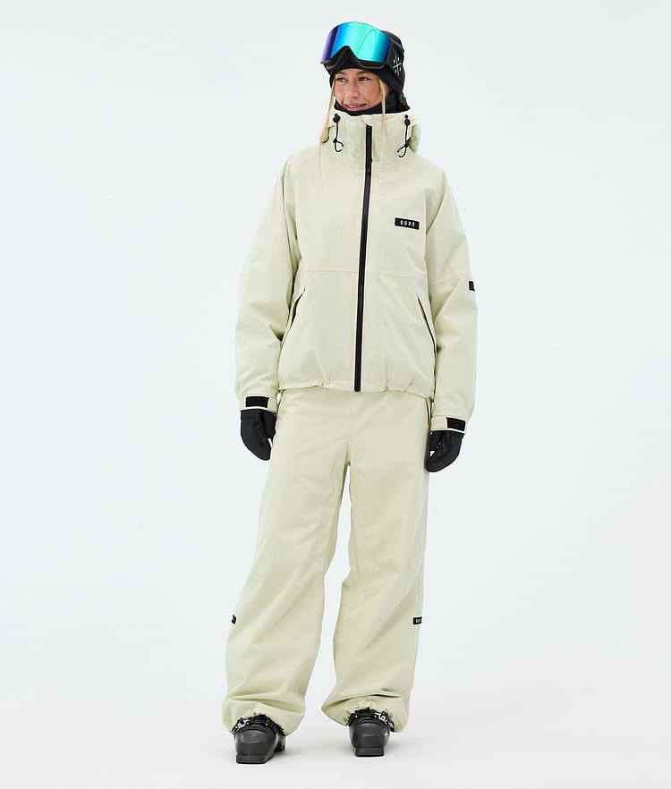 Dope Big W Skihose Damen Dirty White, Bild 2 von 5