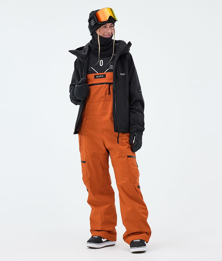 Dope Vertex W Snowboardhose Damen Burned Orange, Image 2 of 7