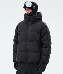 Dope Puffer Full Zip Snowboardjacke Herren Black