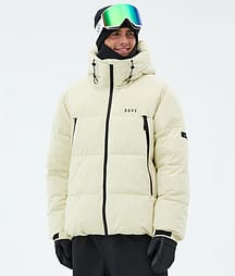 Dope Puffer Full Zip Snowboardjacke Herren Dirty White