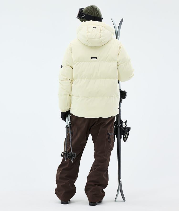 Dope Puffer Ski Outfit Herren Dirty White/Dark Brown, Image 2 of 2