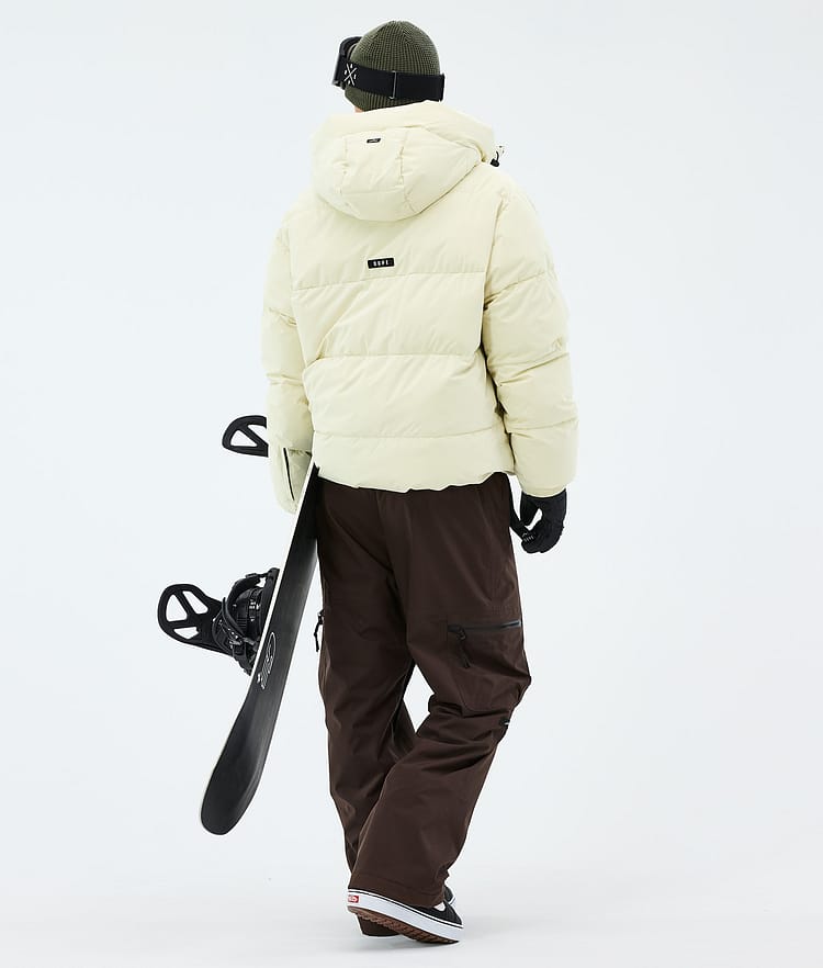 Dope Puffer Snowboard Outfit Herren Dirty White/Dark Brown, Image 2 of 2