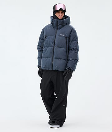 Dope Puffer Snowboard Outfit Metal Blue/Black