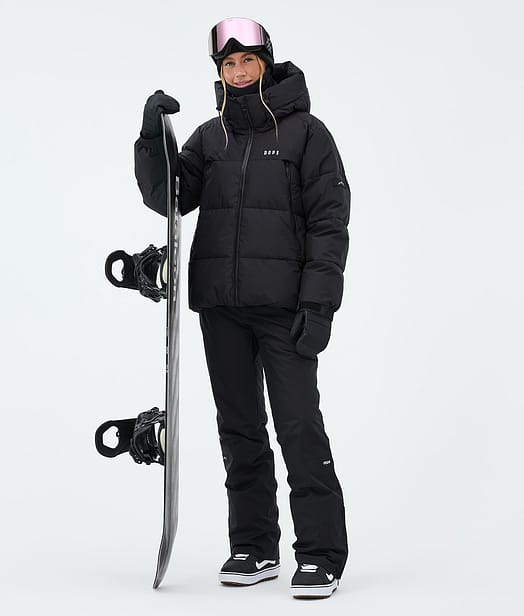 Dope Puffer W Snowboard Outfit Black