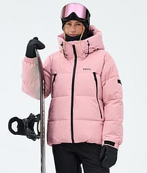 Dope Puffer W Full Zip Snowboardjacke Damen Soft Pink