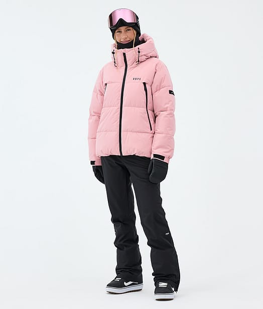 Dope Puffer W Snowboard Outfit Soft Pink/Black