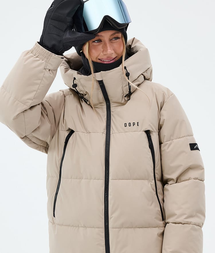 Dope Puffer W Skijacke Damen Sand, Image 4 of 8