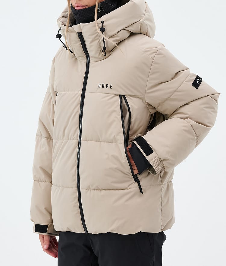 Dope Puffer W Skijacke Damen Sand, Image 7 of 8