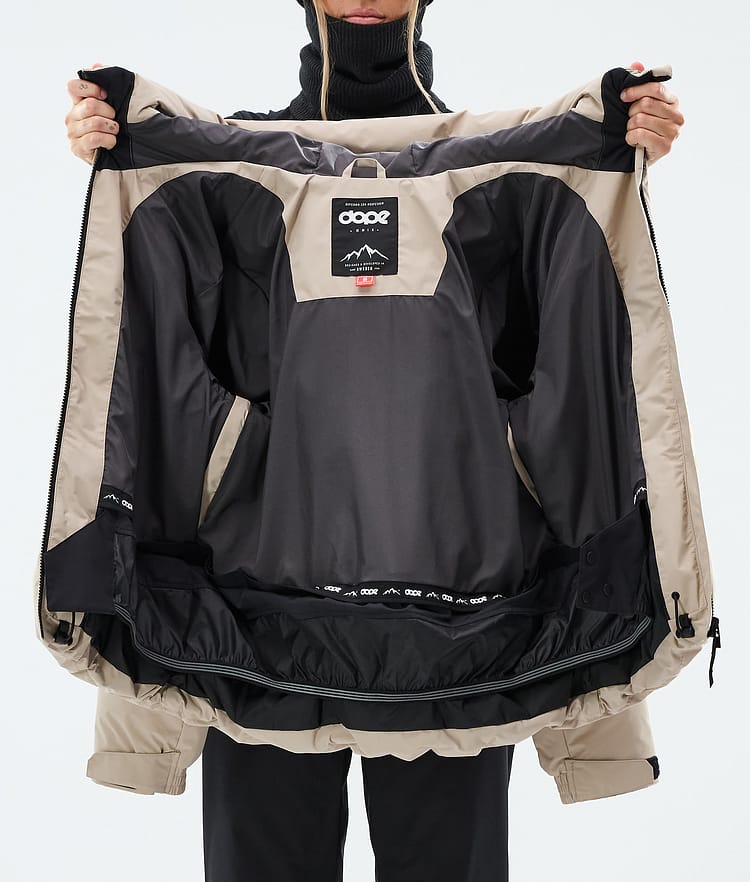 Dope Puffer W Snowboardjacke Damen Sand, Image 8 of 8