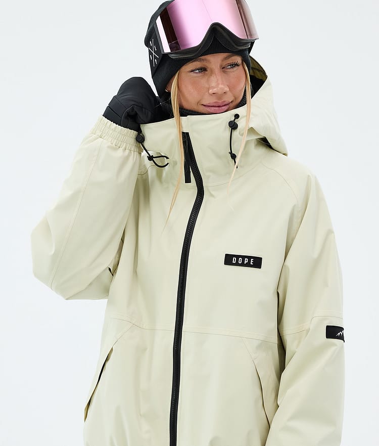 Dope Spartan W Skijacke Damen Dirty White, Image 4 of 8