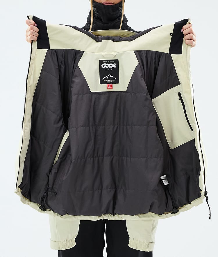 Dope Spartan W Skijacke Damen Dirty White, Image 8 of 8
