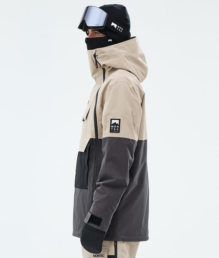 Montec Doom Snowboardjacke Herren Sand/Black/Phantom, Image 5 of 10