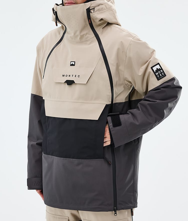 Montec Doom Skijacke Herren Sand/Black/Phantom, Image 7 of 10