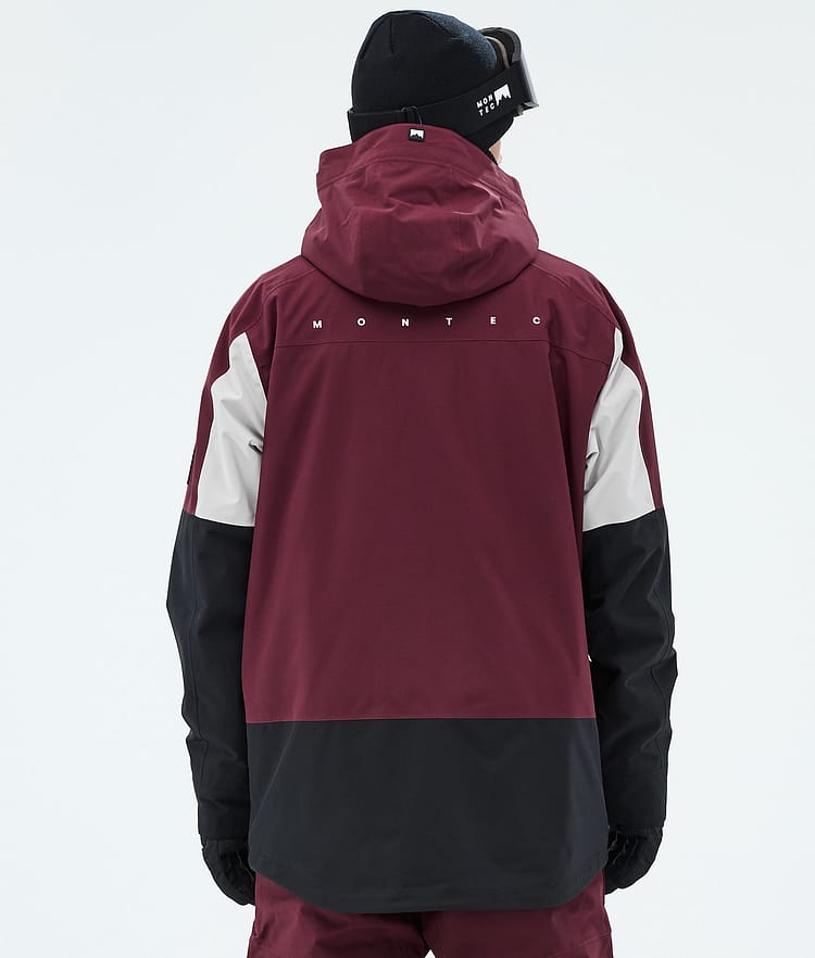 Montec Arch Skijacke Herren Burgundy/Light Grey/Black, Image 6 of 9