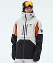Montec Arch Snowboardjacke Herren Light Grey/Burned Orange/Black