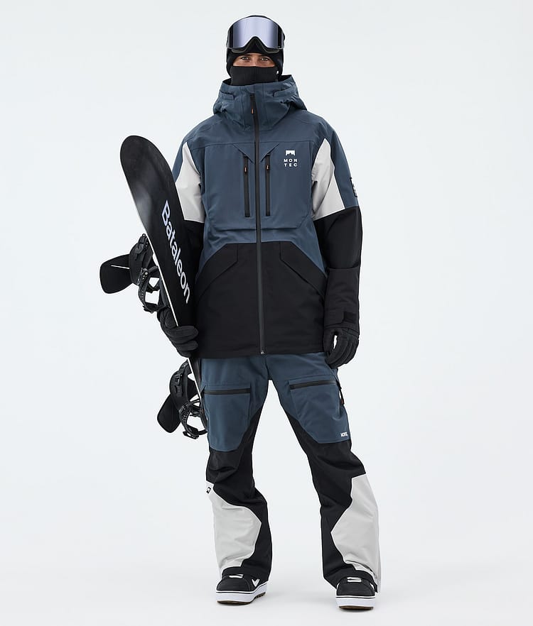 Montec Arch Snowboardjacke Herren Metal Blue/Light Grey/Black, Image 2 of 9